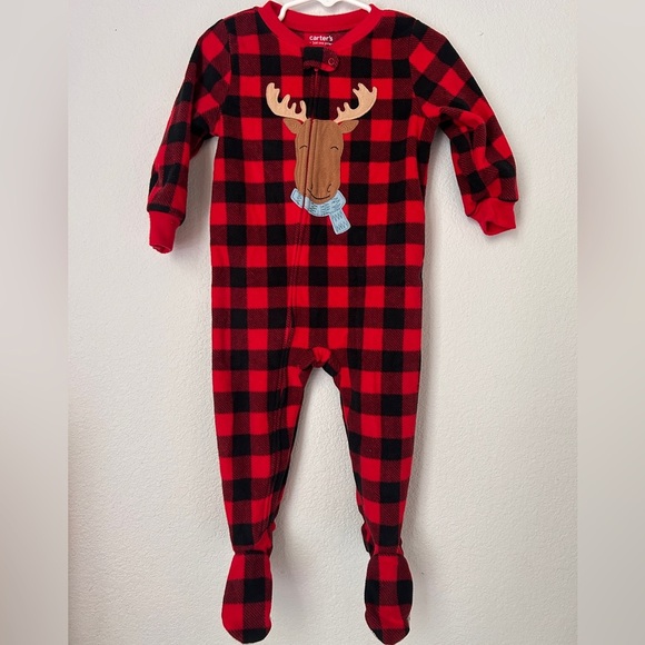 Just One You Carter’s Plaid Zip Up - Picture 1 of 6